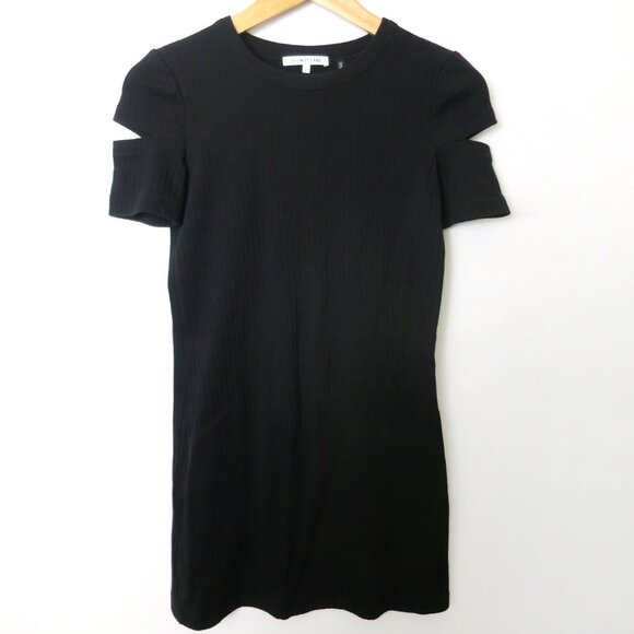 Helmut Lang Ribbed Cutout Mini Dress S - Picture 2 of 6